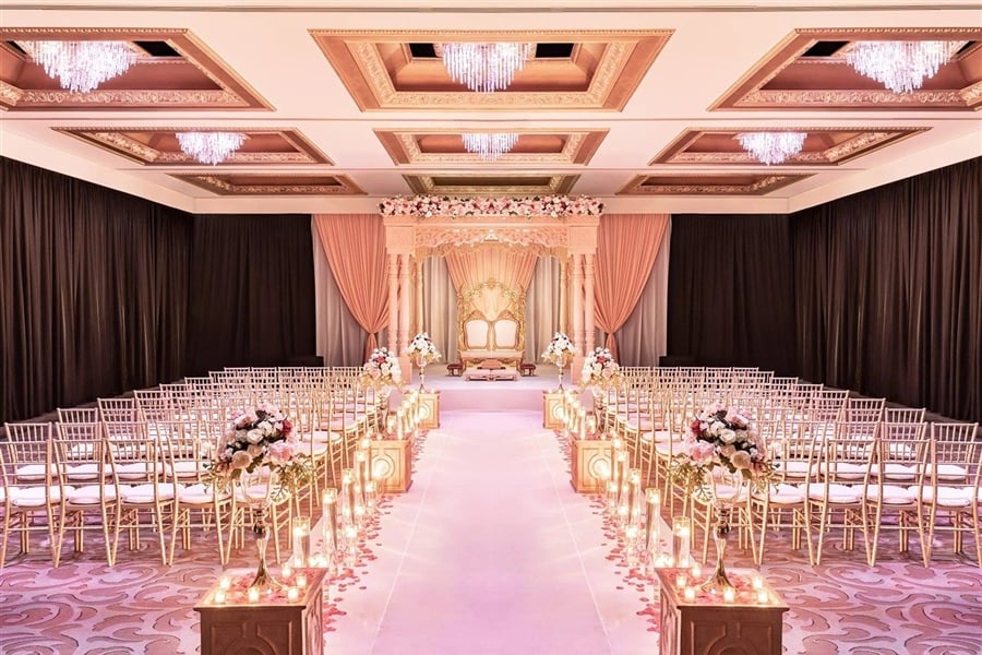 Cordis Auckland wedding ceremony