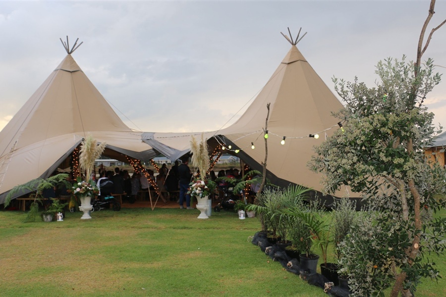 Pakiri Beach Holiday Park - wedding marquee